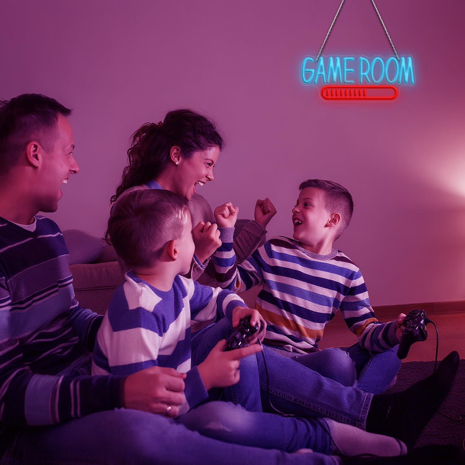 Game Room Neon Sign USB Powere - Party Games Game のレビューと価格