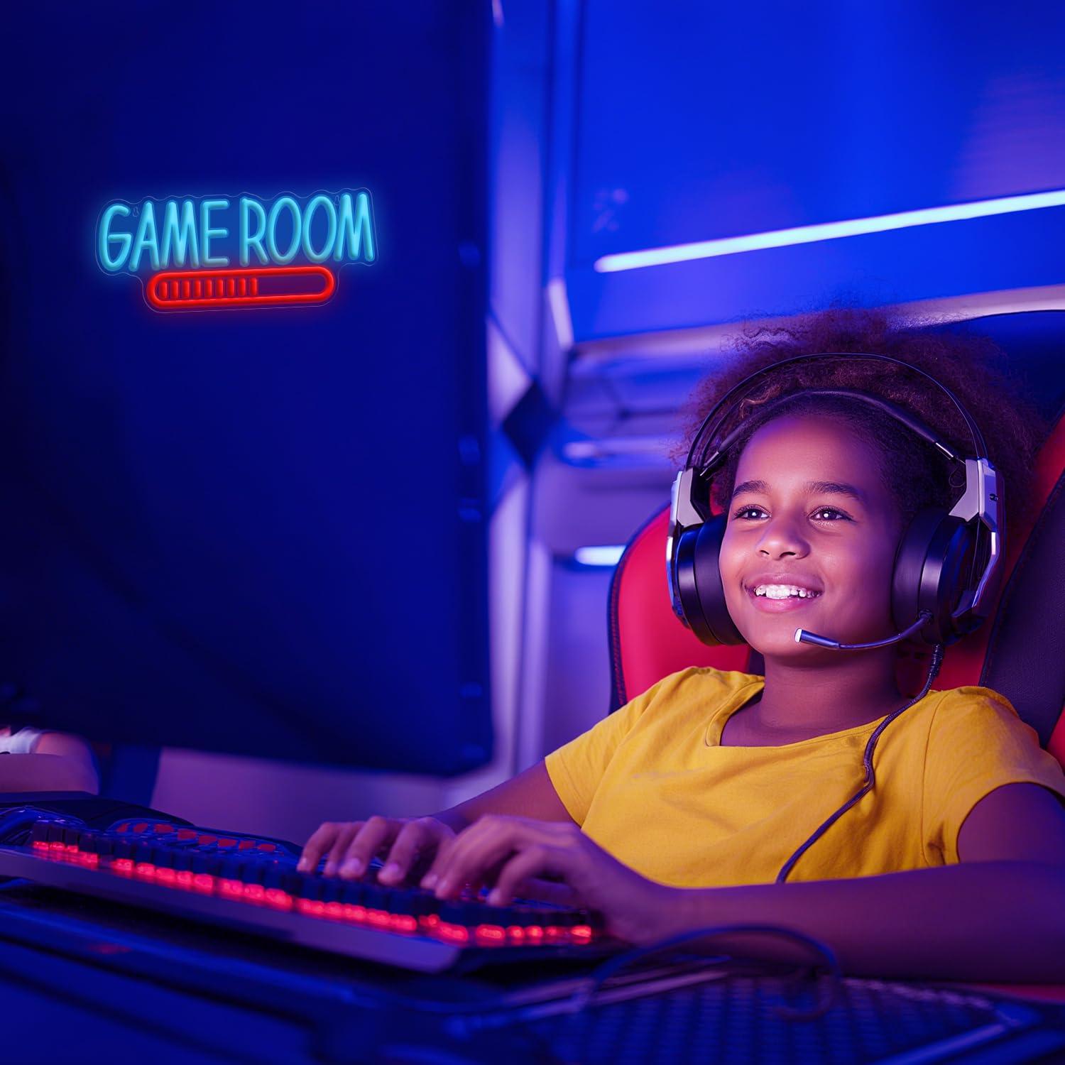 Game Room Neon Sign USB Powere - Party Games Game のレビューと価格