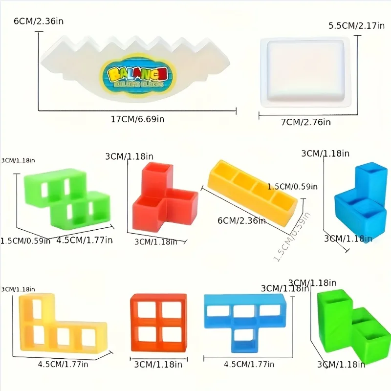 Colorful Stacking Blocks Balan - Party Games Competition のレビューと価格