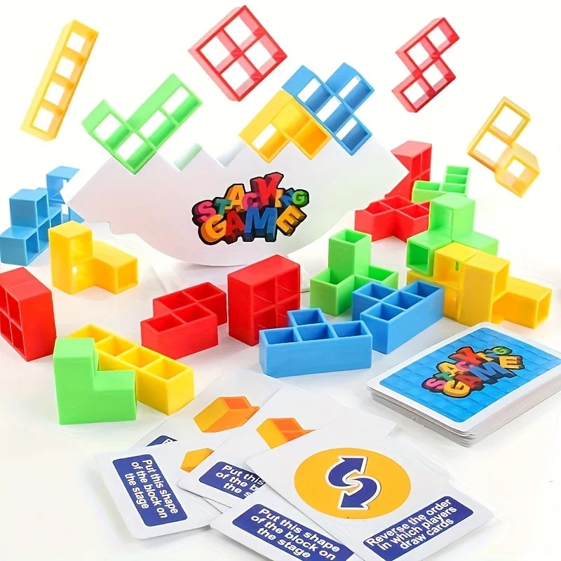 Colorful Stacking Blocks Balan - Party Games Competition のレビューと価格