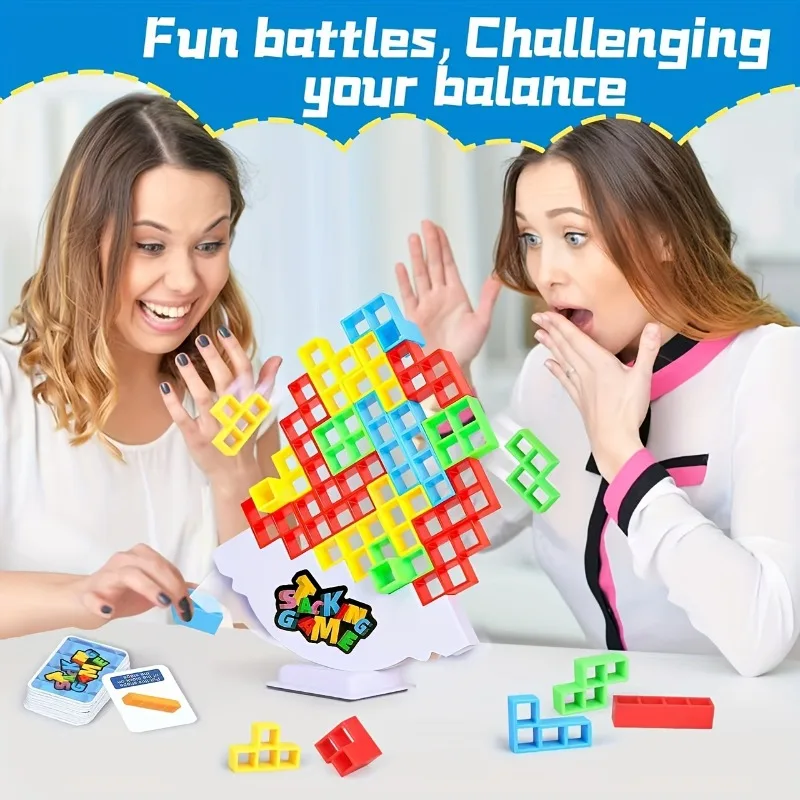 Colorful Stacking Blocks Balan - Party Games Competition のレビューと価格