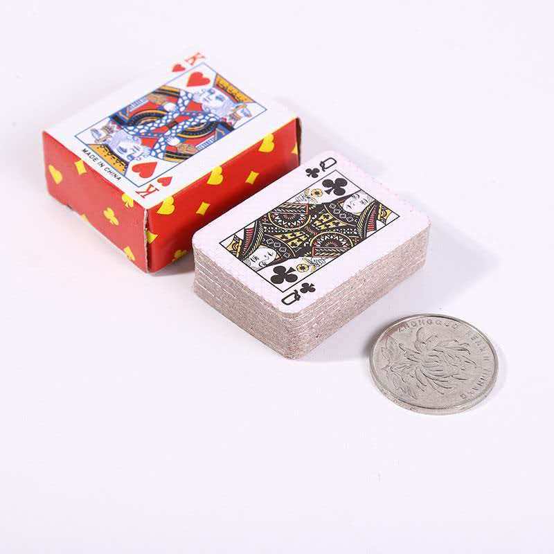 5PCS Mini Poker Playing Cards  - Party Games Juegos De Mesa のレビューと価格