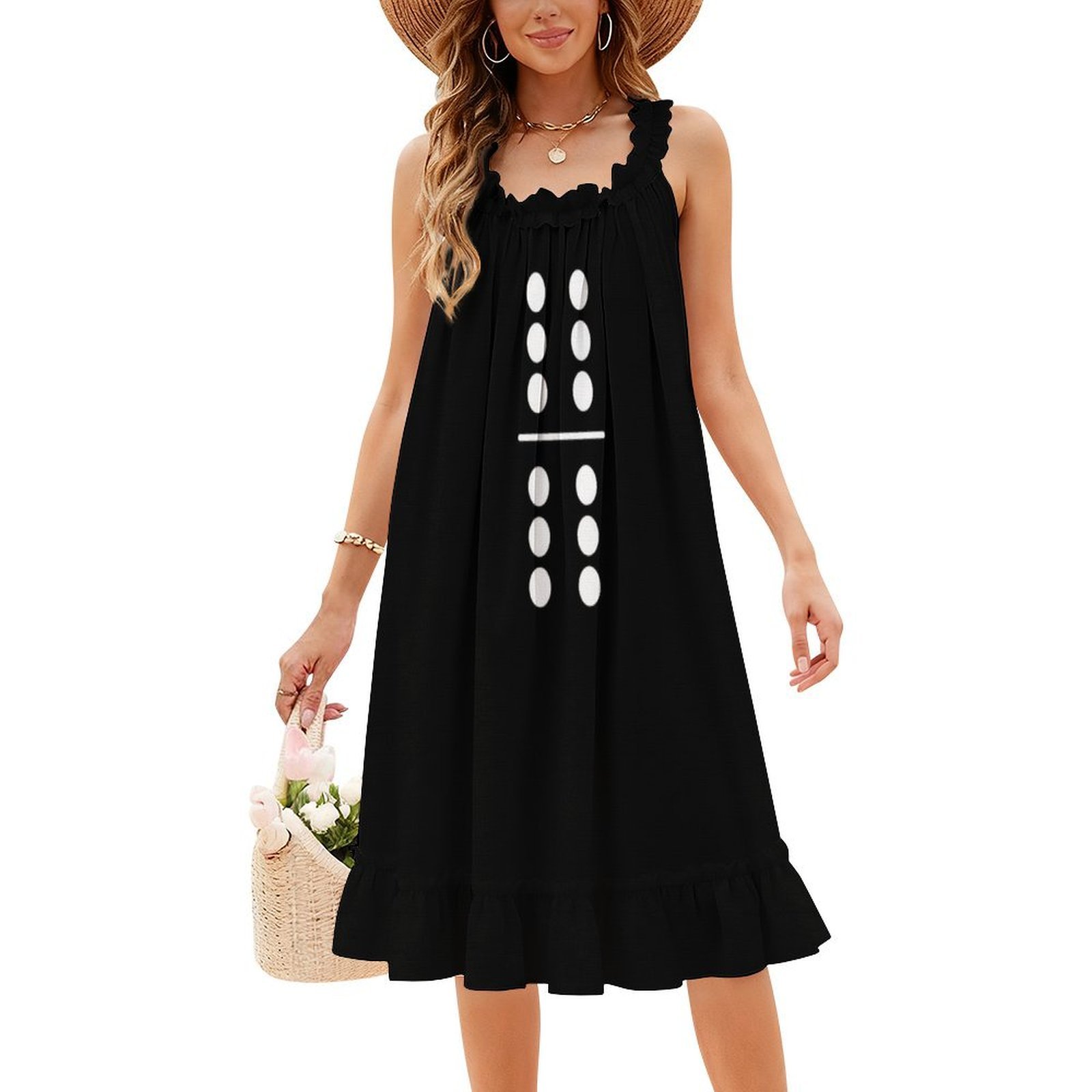 Domino Costume 6-6 Double Six  - Party Games Simple のレビューと価格