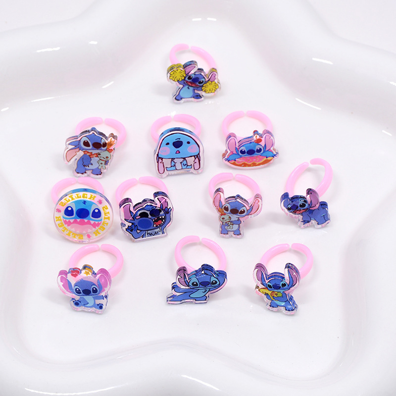 Stitch Acrylic Ring 10/20pcs K - Party Games Questions のレビューと価格