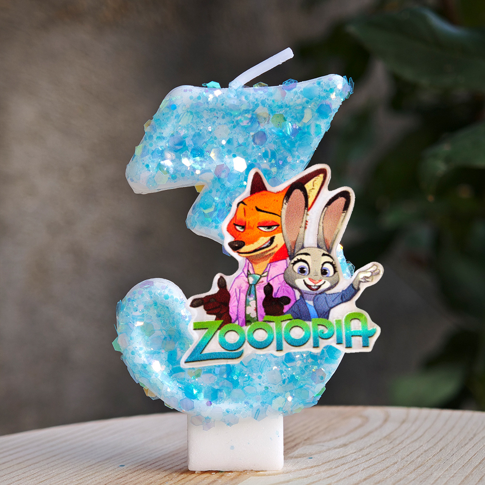 Amine Zootopia Candle Number 0 - Zootopia Party Games のレビューと価格