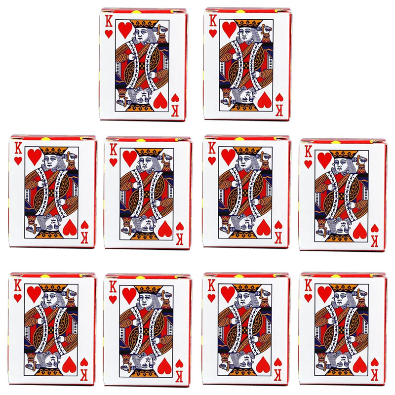Mini Poker Playing Cards Festi - Party Games Juegos De Mesa のレビューと価格