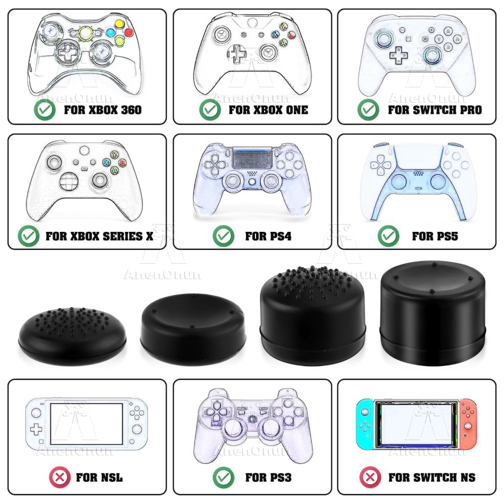 8PCS Thumb Grip Caps Controlle - Party Games Playstation のレビューと価格