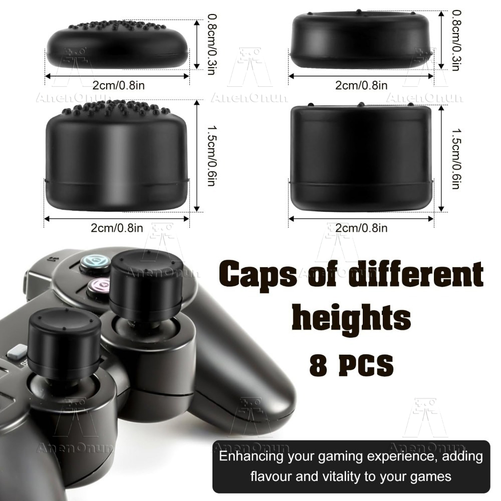 8PCS Thumb Grip Caps Controlle - Party Games Playstation のレビューと価格
