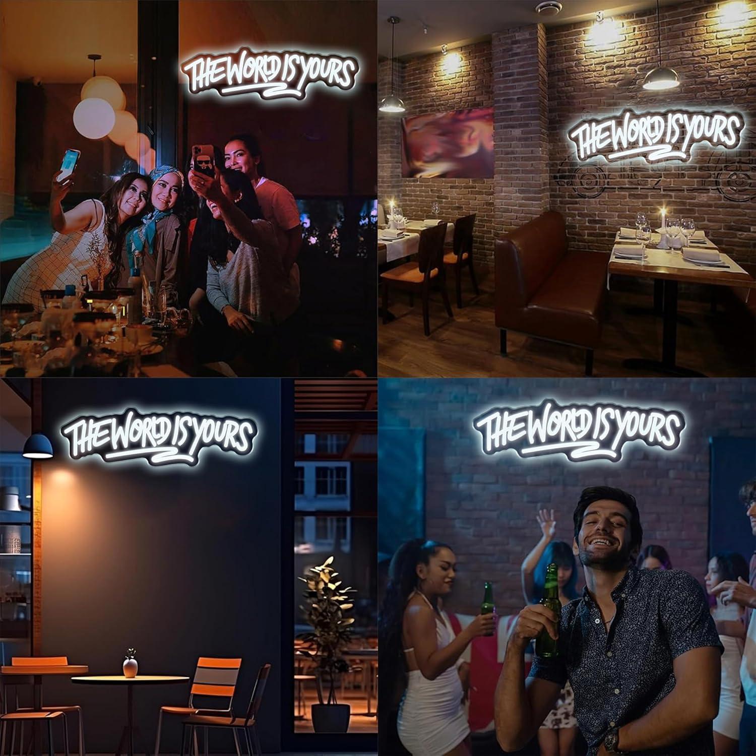 The World is Yours Neon Sign U - Party Games Game のレビューと価格