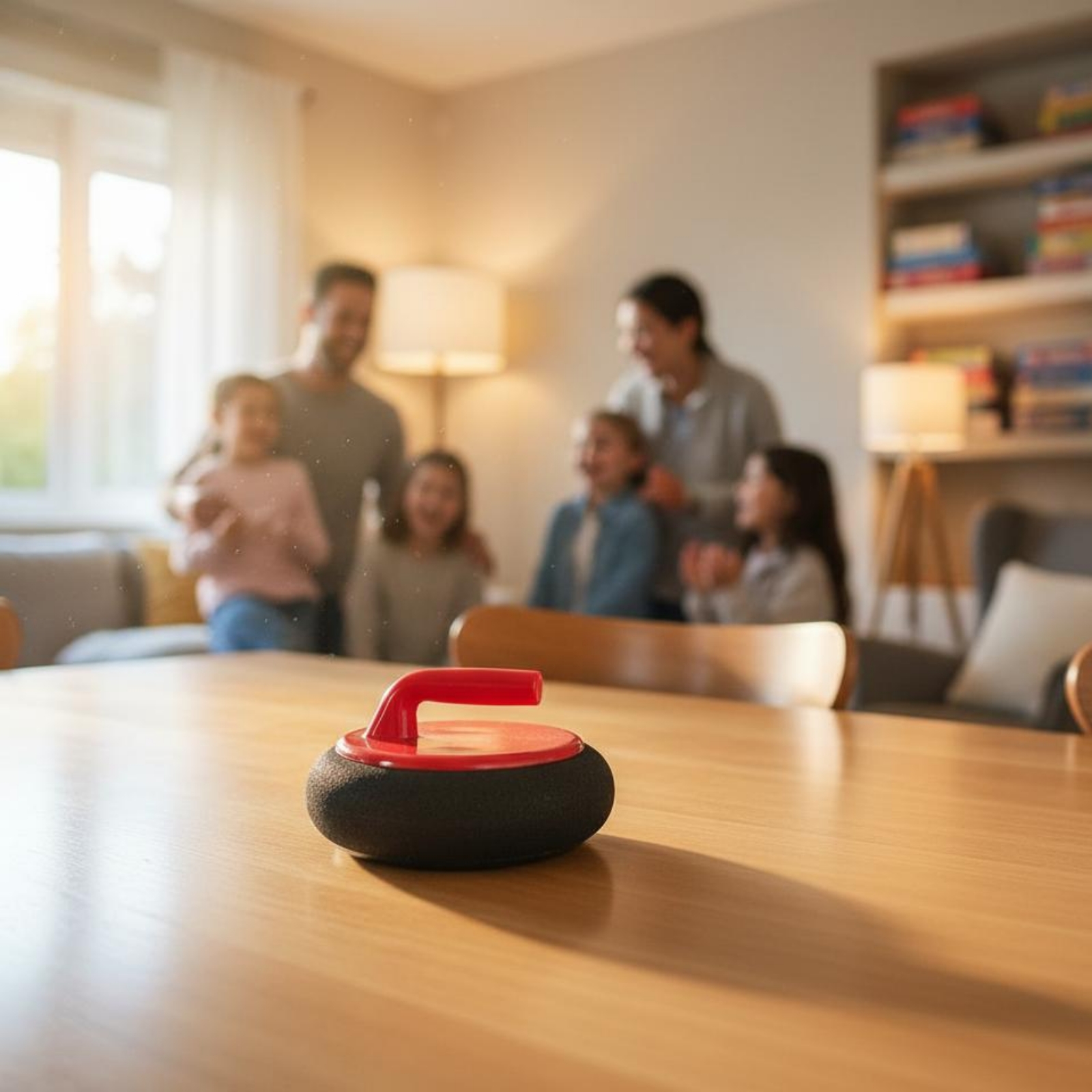 Iceless Floor Curling Set Home - Party Games Game のレビューと価格