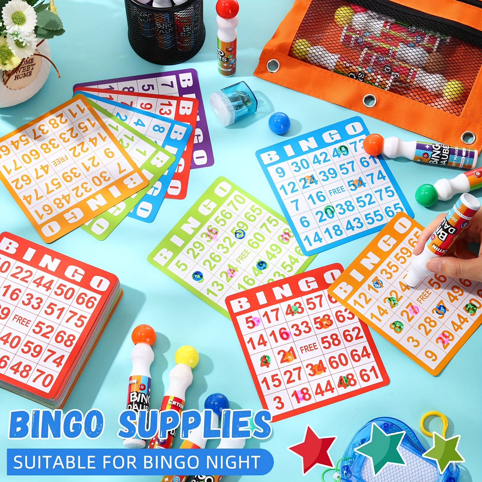 Set of 148 Bingo Game Cards in - Party Games Game のレビューと価格