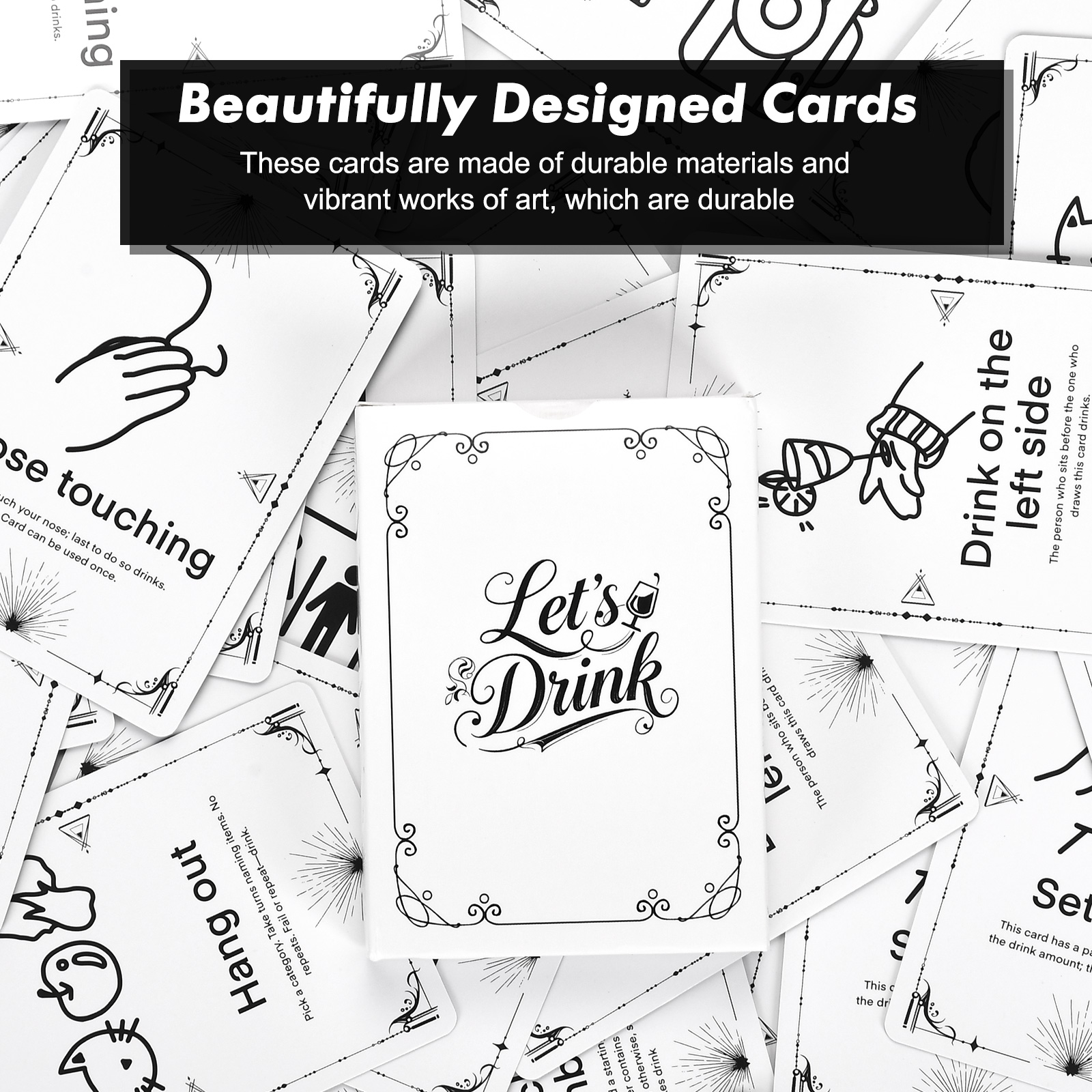 Adult Drinking Game Cards – 52 - Party Games Adults Drinking のレビューと価格