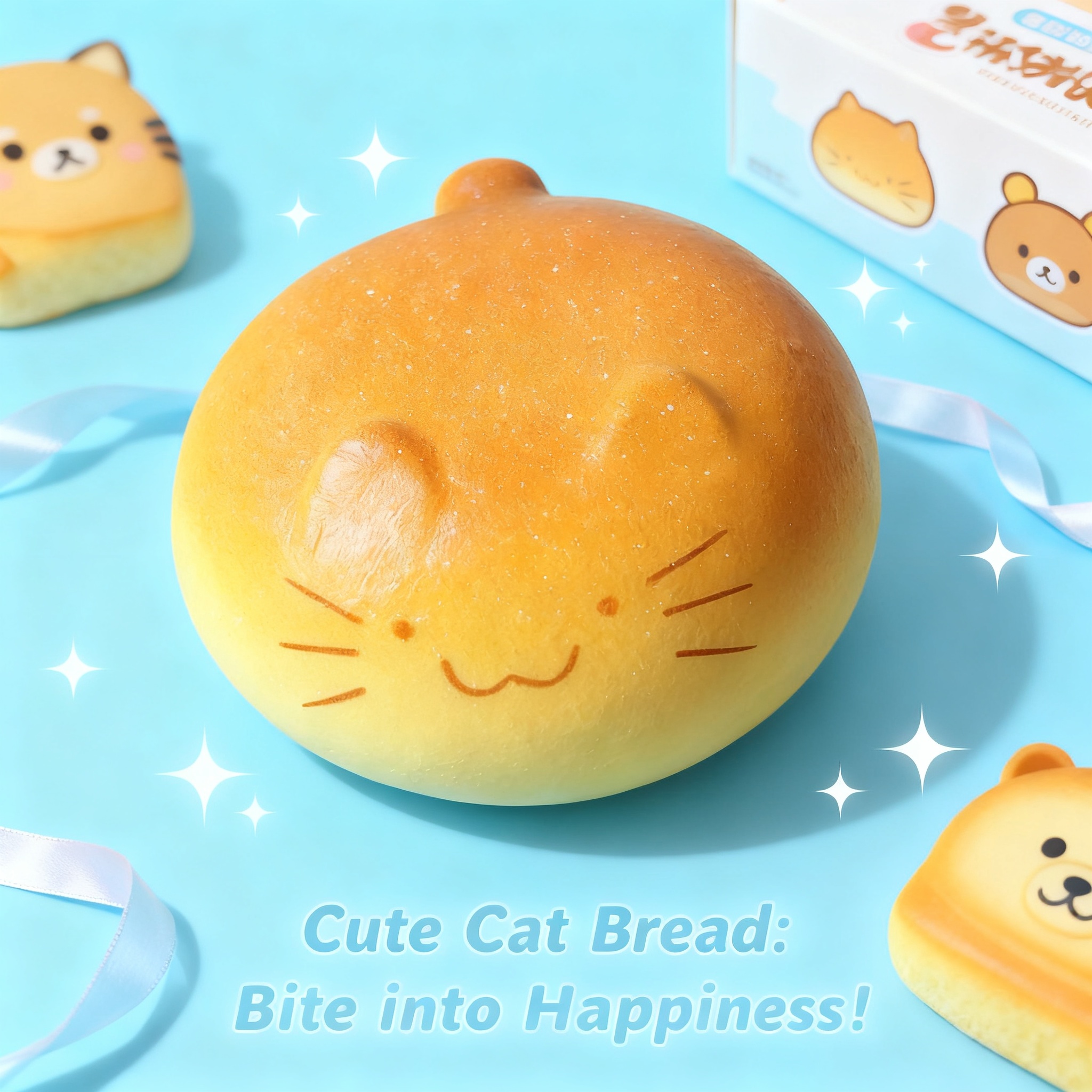 Big Cat Loaf Squeeze Toy Slow  - Party Games Questions のレビューと価格