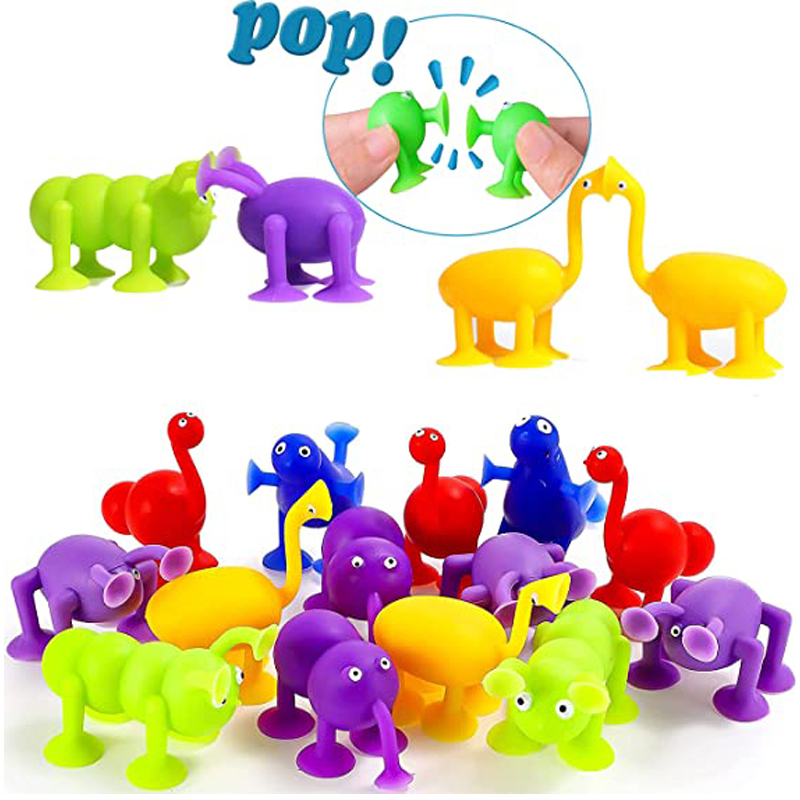 Suction Cup Animal Soft Adhesi - Party Games Popular のレビューと価格