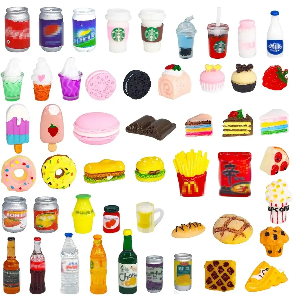 10Pcs Miniature Food Drink Bot - Party Games You Can Play のレビューと価格