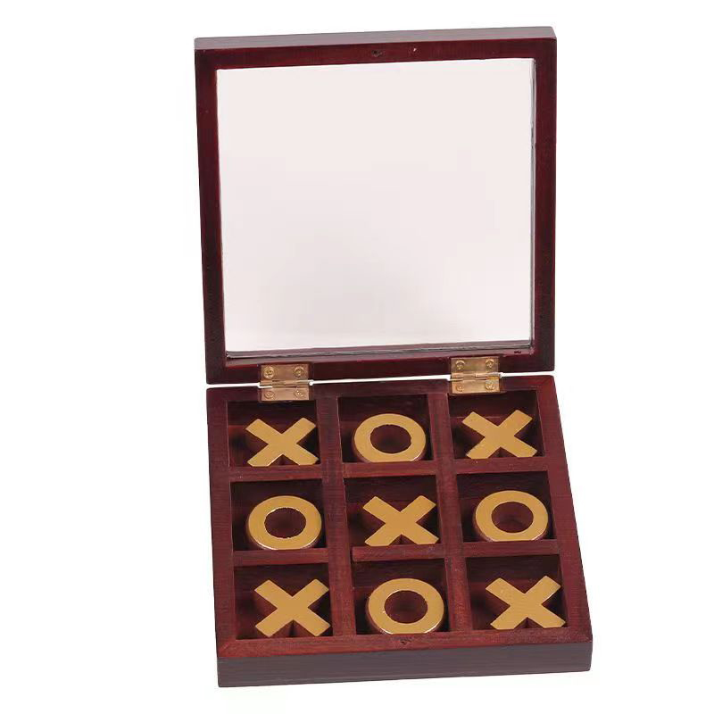 Classic XOXO Wooden Tic Tac To - Party Games Juegos De Mesa のレビューと価格