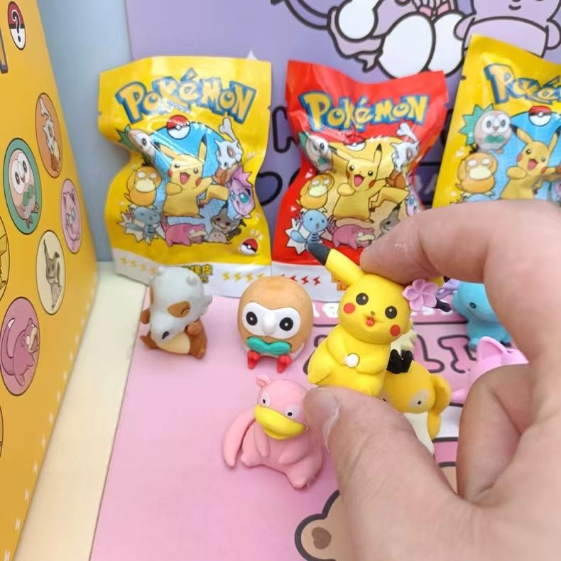 Pokemon Blind Bag Eraser Surpr - Party Games Box のレビューと価格