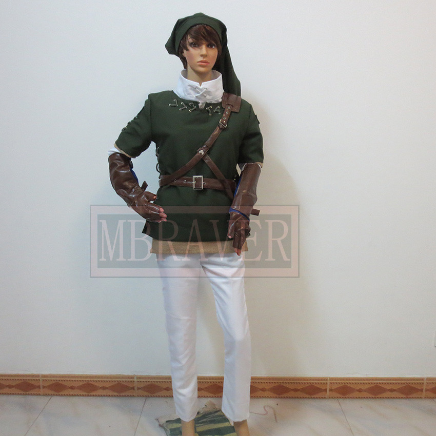 Zelda Link Cosplay Costume Hal - Zelda Party Games のレビューと価格