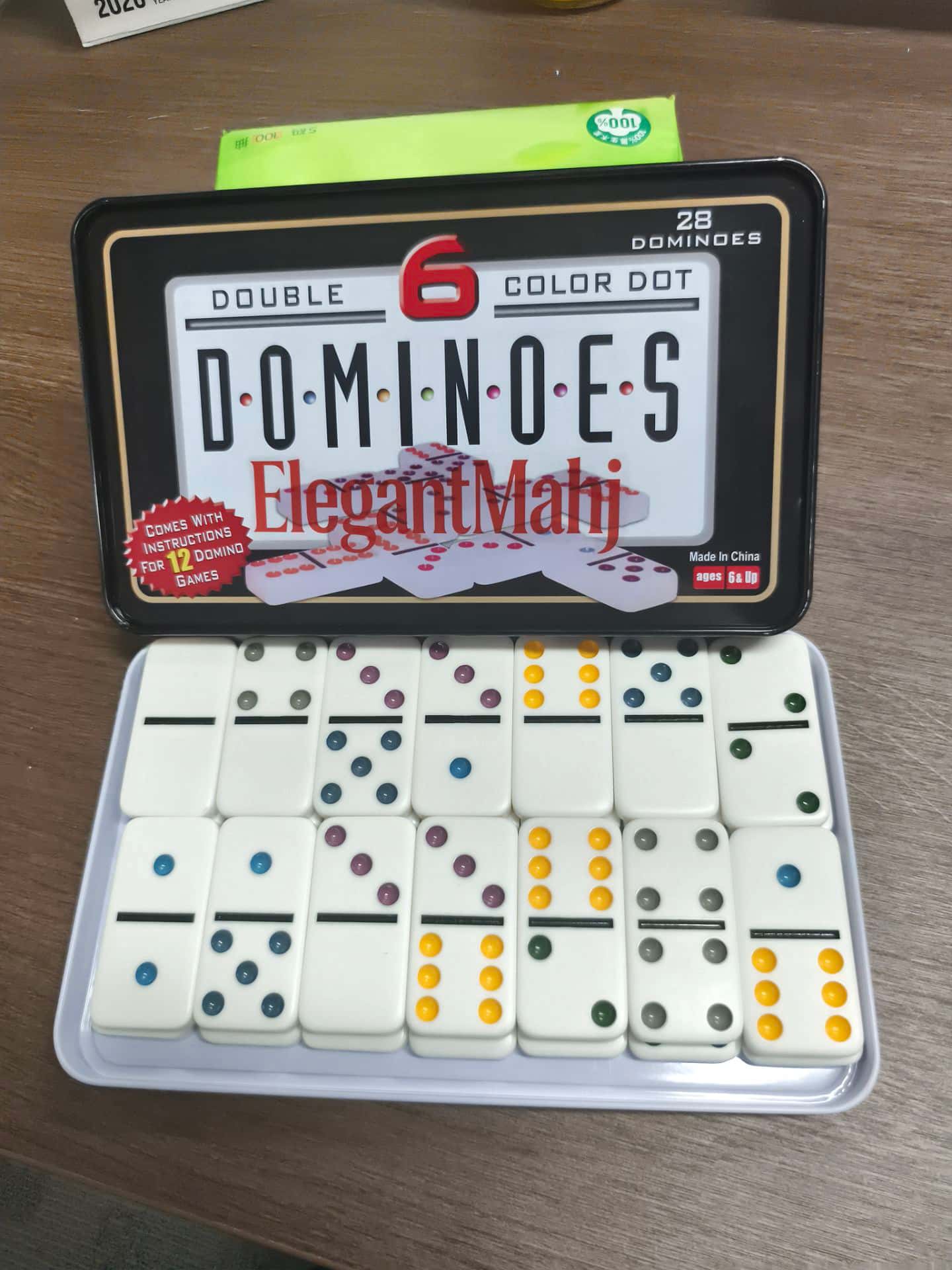 ElegantMahj Double Six Dominoe - Party Games Box のレビューと価格