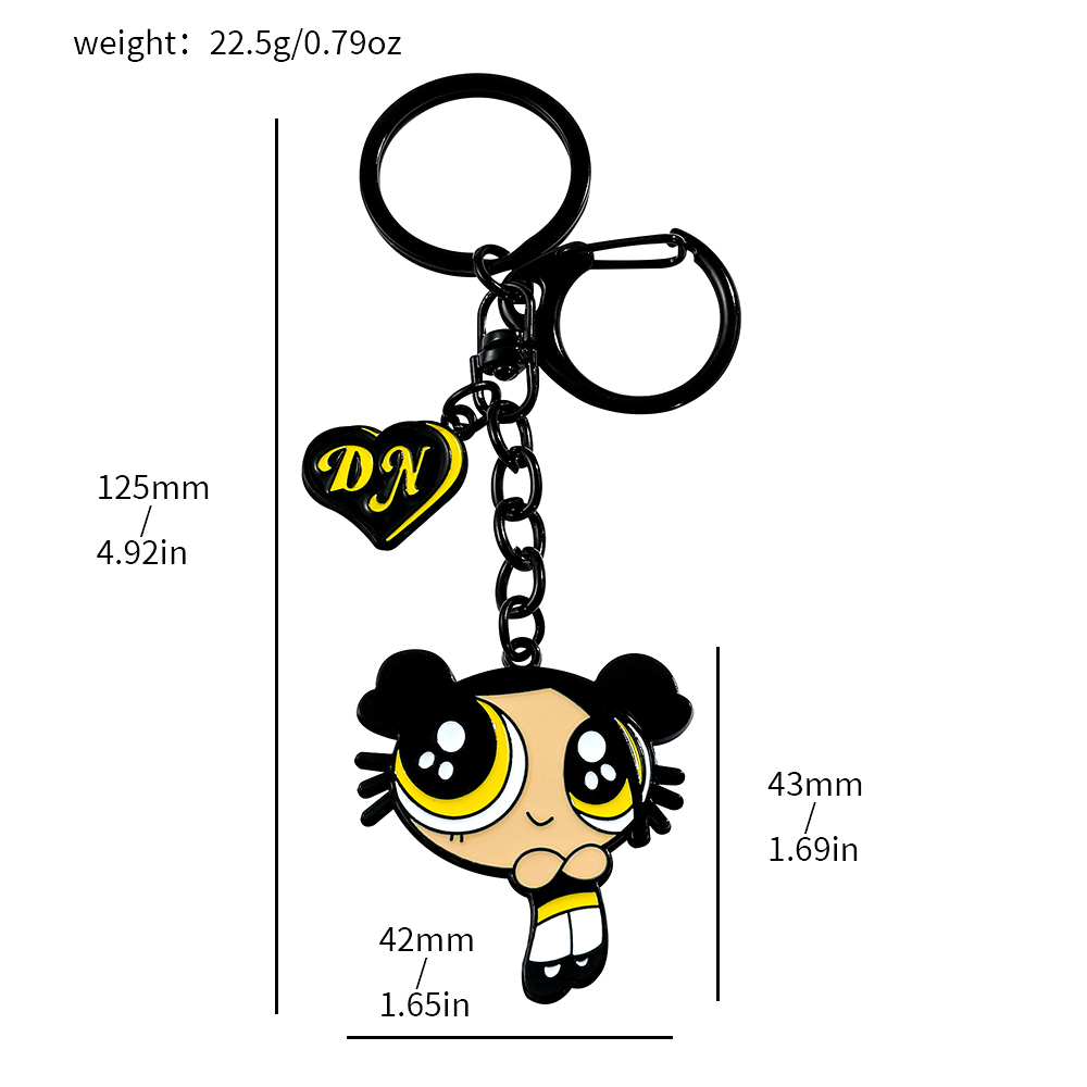 Anime Cute Girl Keychain Bag C - Party Games Questions のレビューと価格