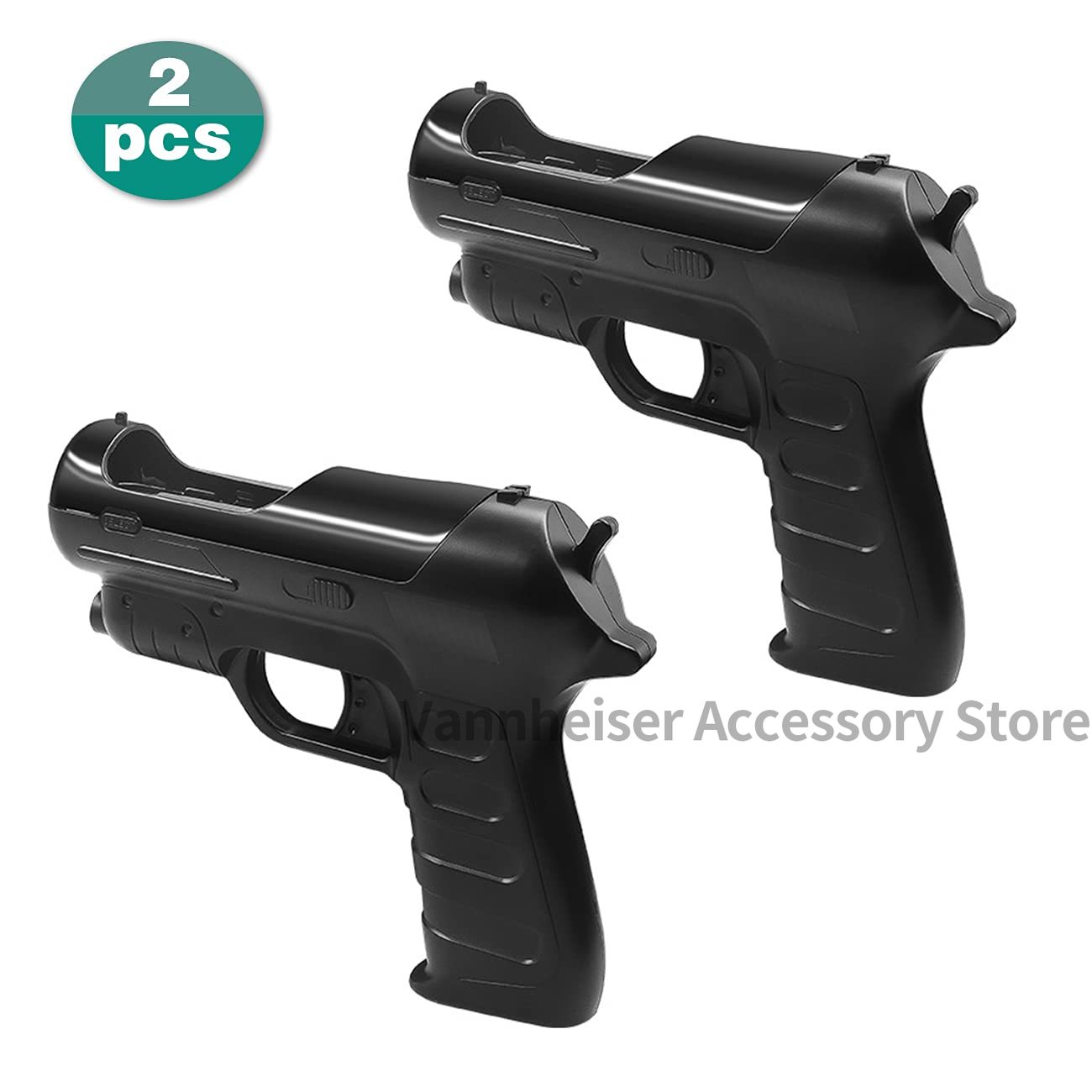 2PCS Somatosensory Handle Gun- - Party Games Playstation のレビューと価格