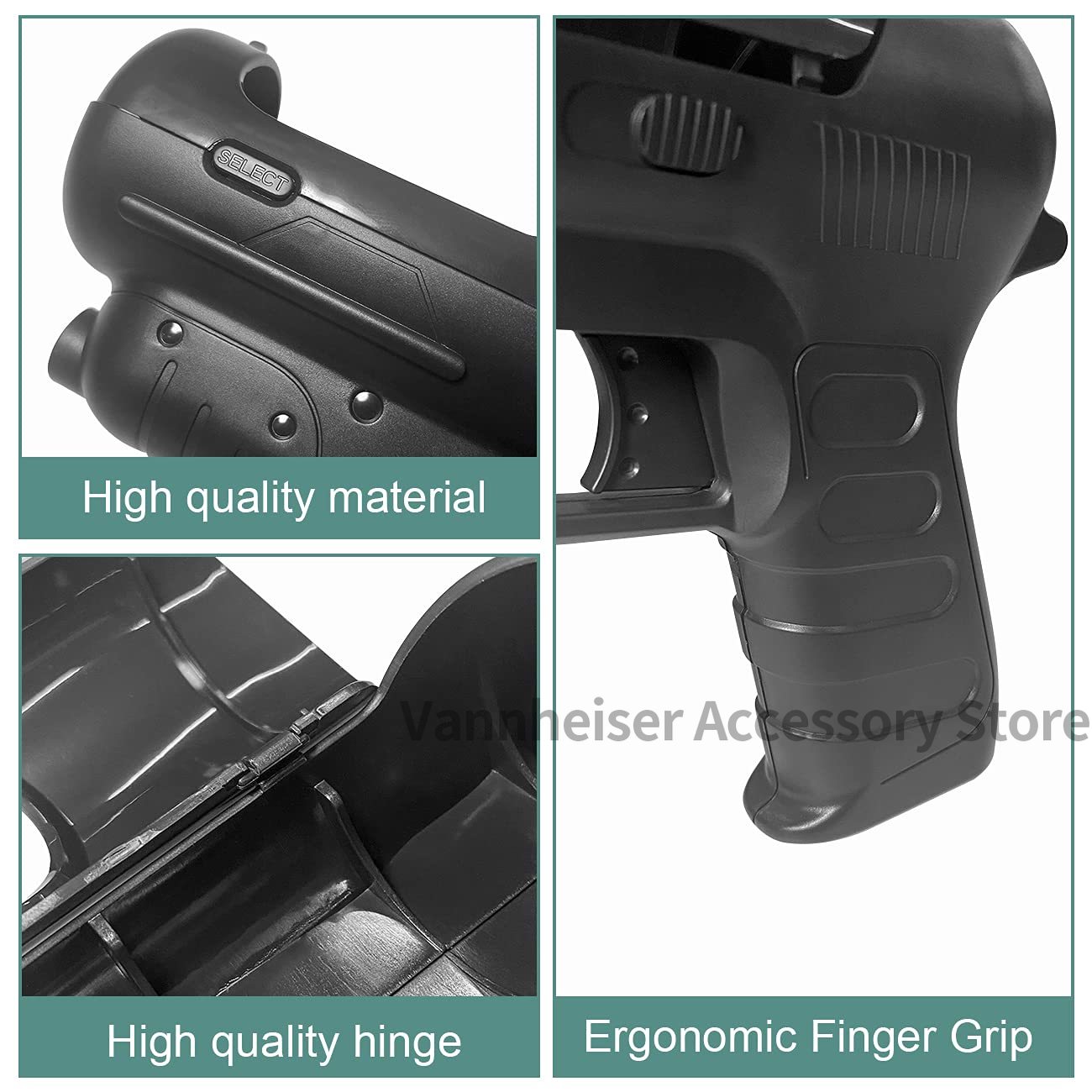 2PCS Somatosensory Handle Gun- - Party Games Playstation のレビューと価格
